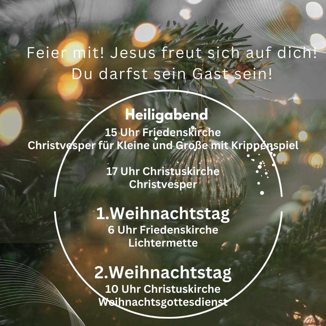 Gottesdienste Zu Weihnachten Der Ev. Kirchengemeinde Werdohl ...